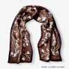 'Almond Brown 130' İpek Fular - Thumbnail (1)