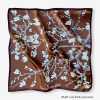 'Almond Brown 55' İpek Fular - Thumbnail (1)