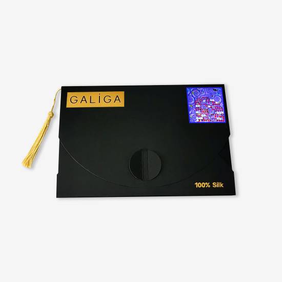 'Blue Tree 55' İpek Fular - 3