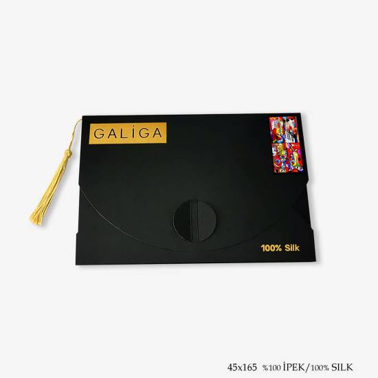 'Cubic Jazz 165' İpek Fular - 4