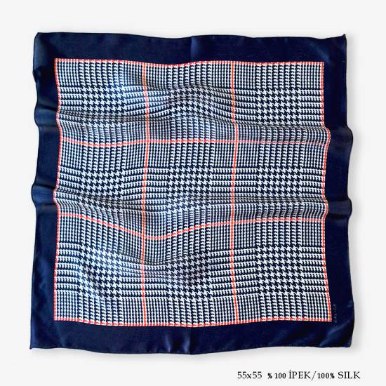 'Kazayağı Laci 55' İpek Fular - 0