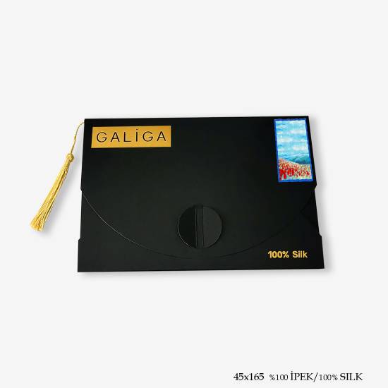 'Poppy 185' İpek Şal - 3