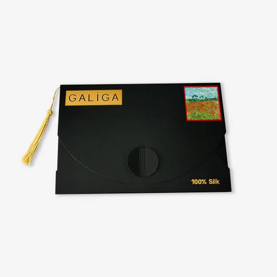 'Poppy 55' İpek Fular - 1