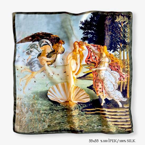 'Venus 55' İpek Fular - 0